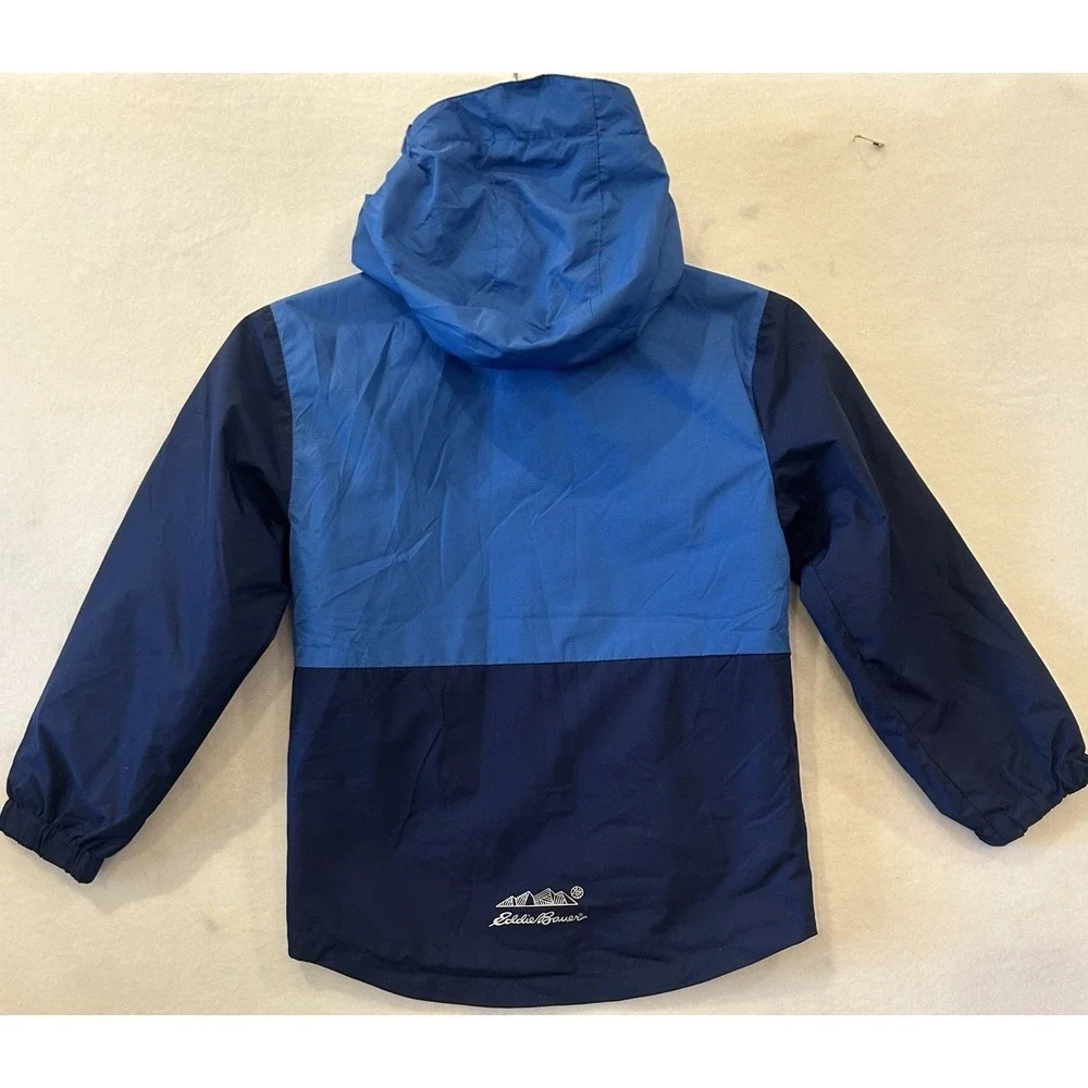 Eddie Bauer Boys XS 5/6 Hooded Jacket Windbreaker Lightweight